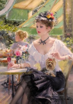 Women Painting - Pretty Lady KR 069 Impressionist
